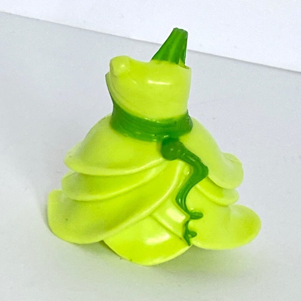 2011 Disney Fairies Tinkerbell Green One Shoulder Plastic Dress Tink Pixie Hollo